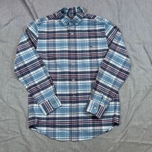 Vineyard Vines Shirt Mens Small‎ Plaid Slim Fit Tucker Button Down Stretch